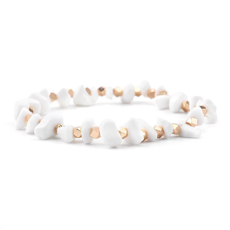 Браслет из голубой каменной крошки CJH60467 Браслет из голубой каменной крошки CJH60467