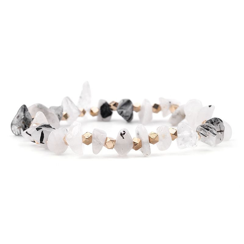 Браслет из голубой каменной крошки CJH60467 Браслет из голубой каменной крошки CJH60467