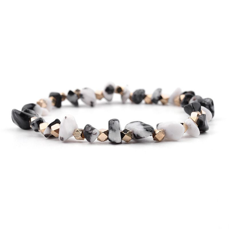 Браслет из голубой каменной крошки CJH60467 Браслет из голубой каменной крошки CJH60467