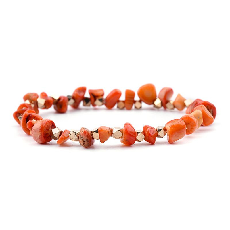 Браслет из голубой каменной крошки CJH60467 Браслет из голубой каменной крошки CJH60467