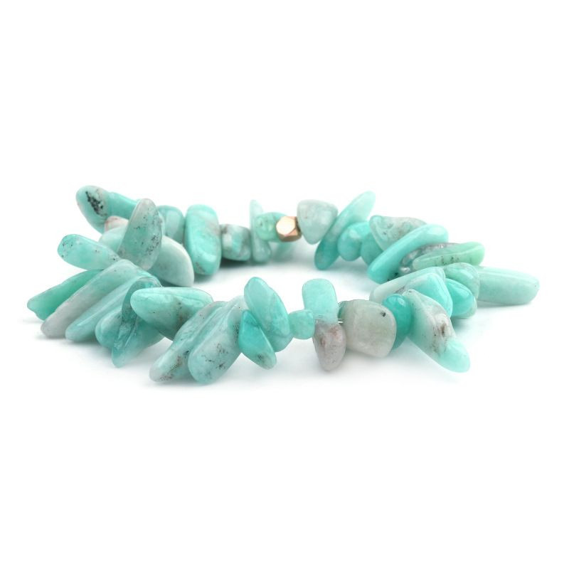 Браслет из голубой каменной крошки CJH60467 Браслет из голубой каменной крошки CJH60467