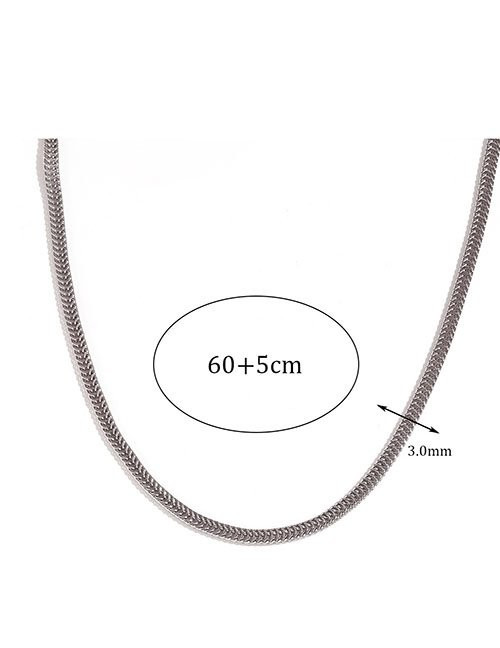 Колье из стали Z53025