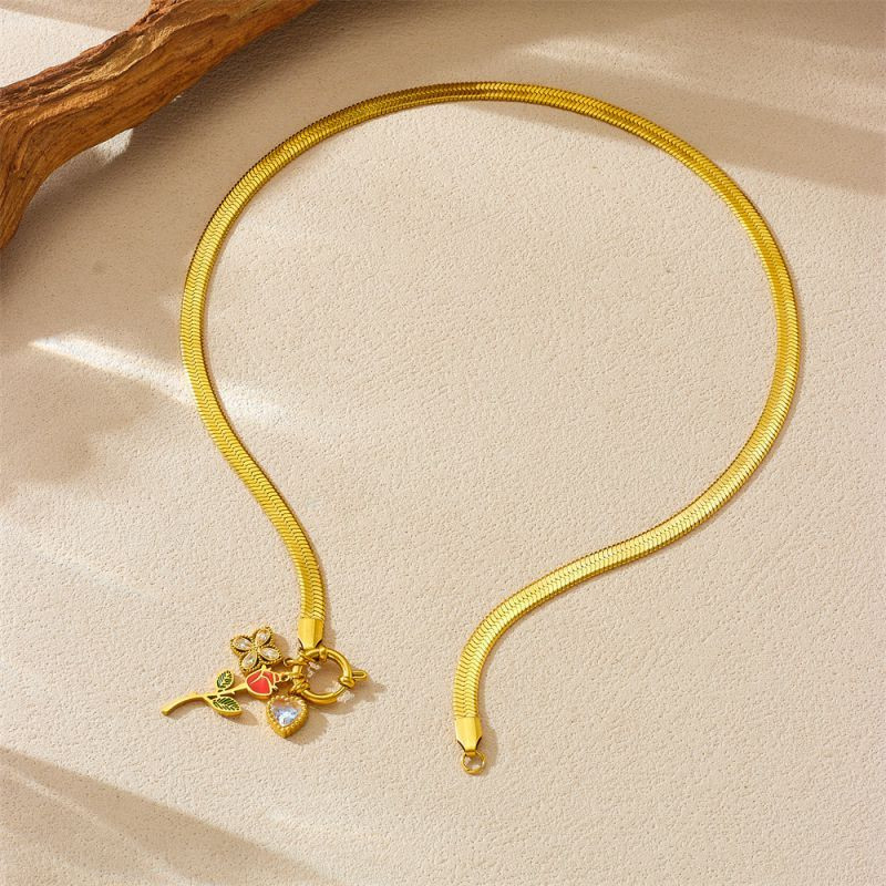 Колье из стали CJQ30885 Колье из стали CJQ30885