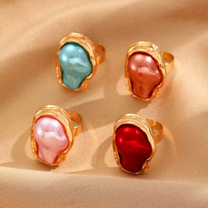 Кольцо разомкнутое с барочным жемчугом CJM62371