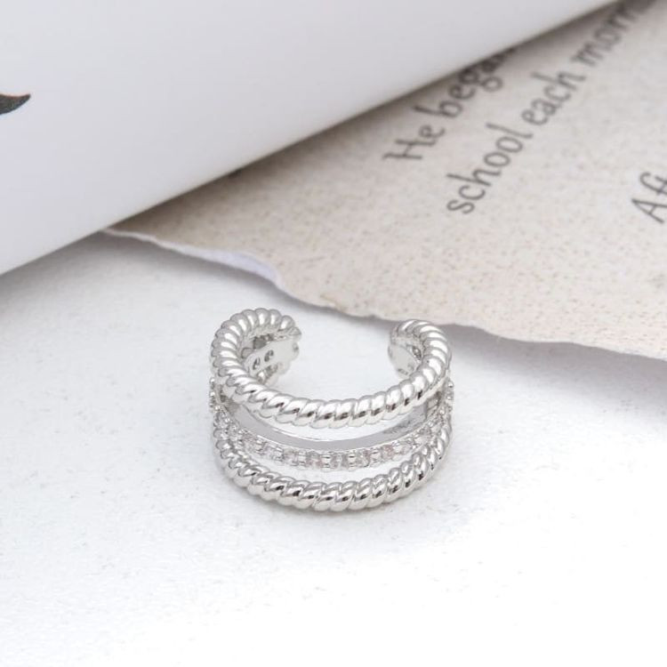 Кафф медь с напылением платиной J11407CJJ