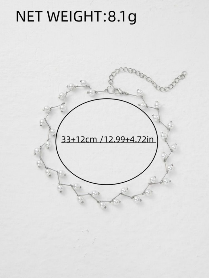 Ажурное стальное колье с растительным орнаментом и кристаллами J11382CJJ