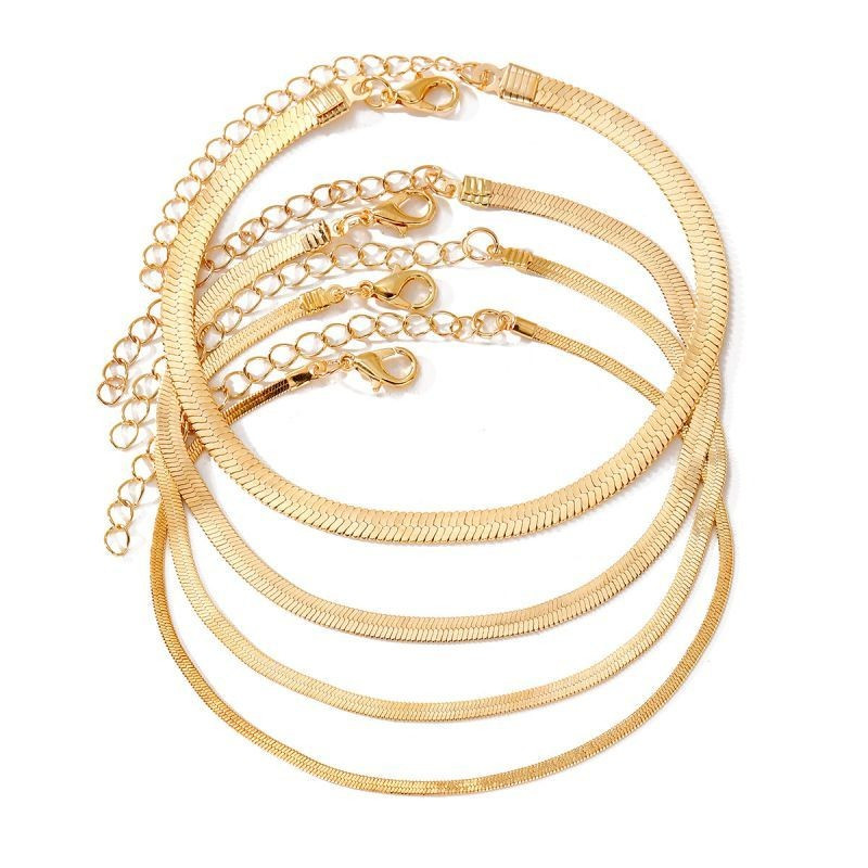 Комплект браслетов с металлическим блеском CJG66005 Комплект браслетов с металлическим блеском CJG66005