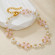 Браслет из цветочных бусин с жемчугом CJP35839