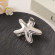 Краб с морской звездой из сплава золотой CJV84881