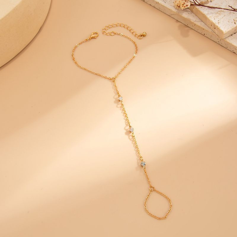 Браслет слейв невесомая геометрия в стиле nude