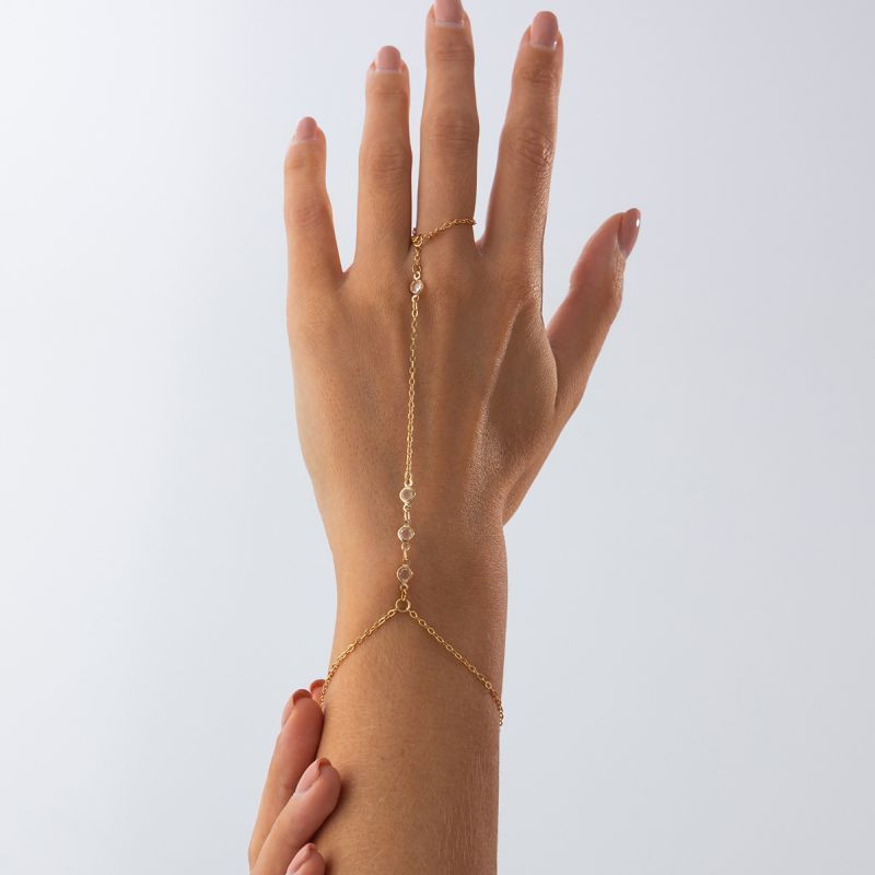 Браслет слейв невесомая геометрия в стиле nude