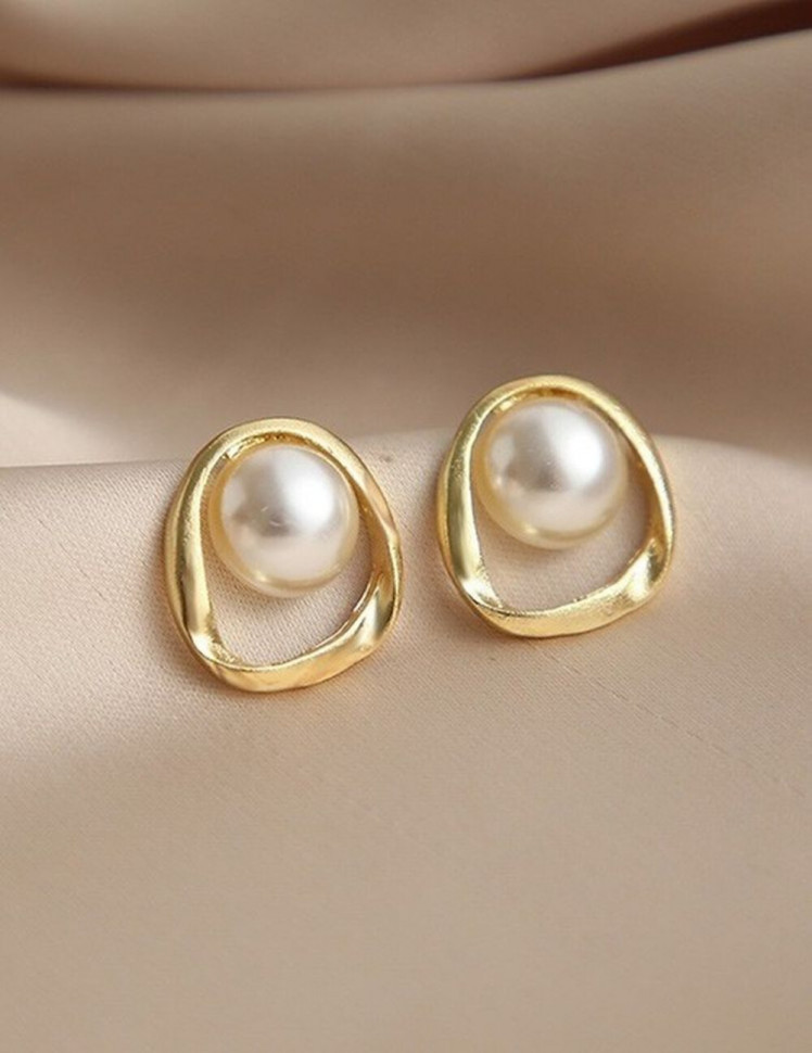 Серьги медь с напылением золотом J11383CJJ Серьги медь с напылением золотом J11383CJJ