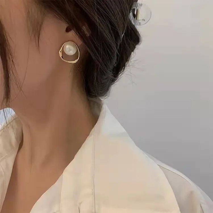 Серьги медь с напылением золотом J11383CJJ