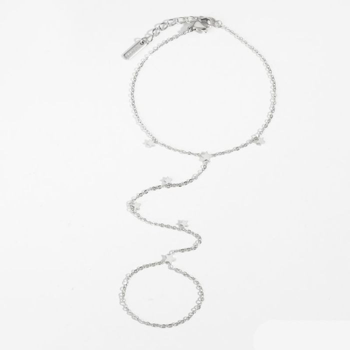 Браслет-слейв тонкий многослойный с россыпью звезд CJM82045 Браслет-слейв тонкий многослойный с россыпью звезд CJM82045