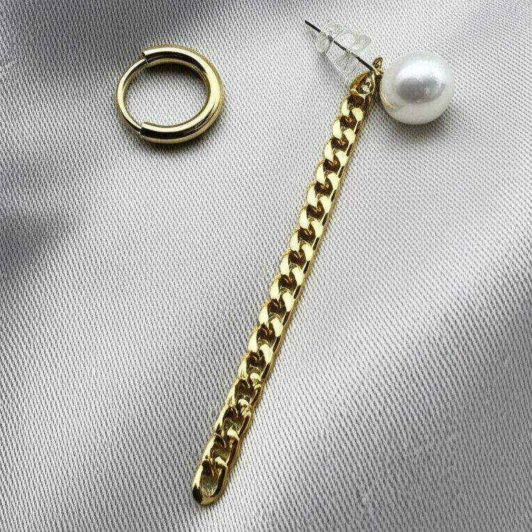 Серьги медицинская сталь напыление золотом 1J11835CJJ Серьги медицинская сталь напыление золотом 1J11835CJJ