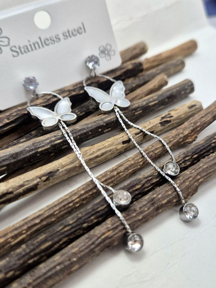 Серьги медицинская сталь J11291(CJJ)