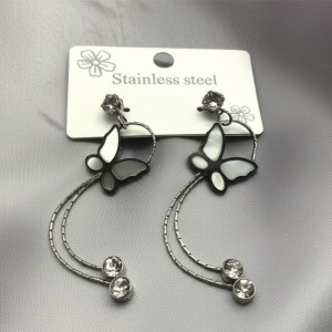 Серьги медицинская сталь J11291(CJJ) Серьги медицинская сталь J11291(CJJ)