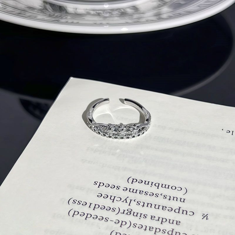 Раздвижное кольцо с сердцем и бантом CJX82349