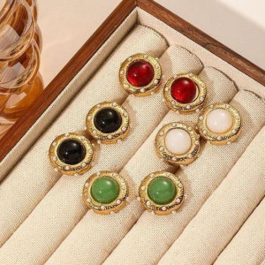 Серьги сталь CJL30671 Серьги сталь CJL30671