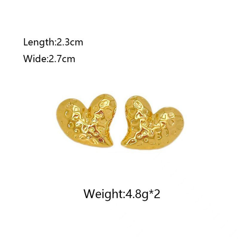 Серьги из стали с геометрией ASUY58166