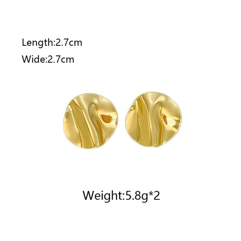 Серьги из стали с геометрией ASUY58166