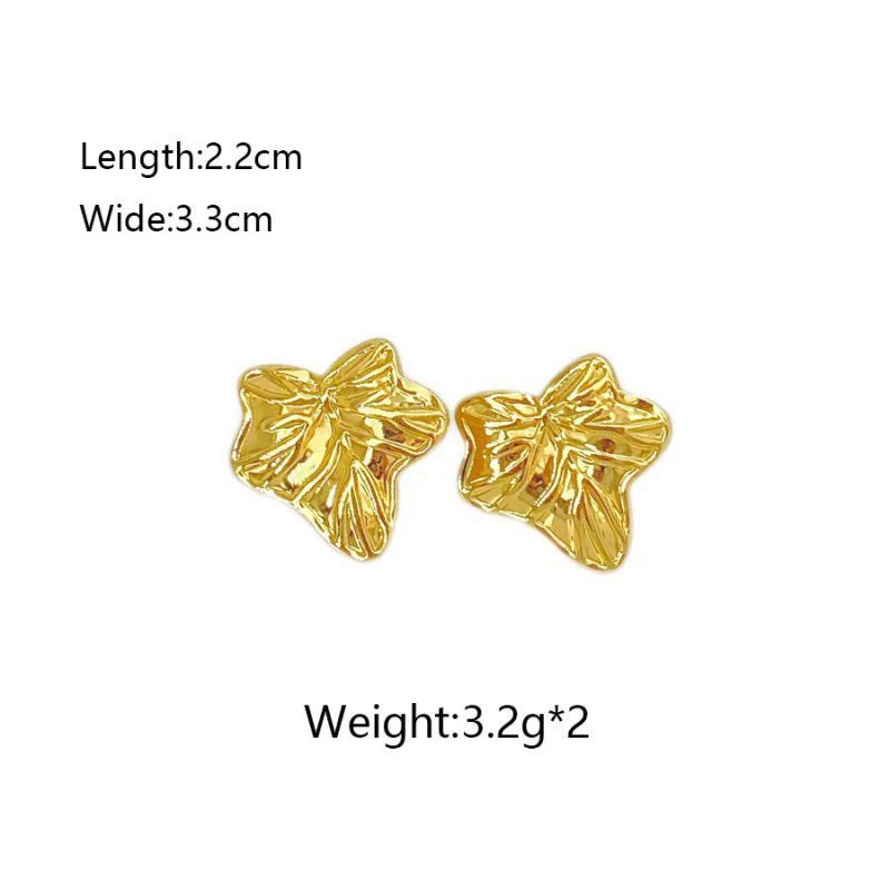 Серьги из стали с геометрией ASUY58166