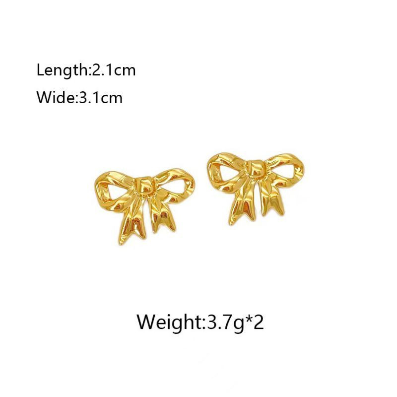 Серьги из стали с геометрией ASUY58166