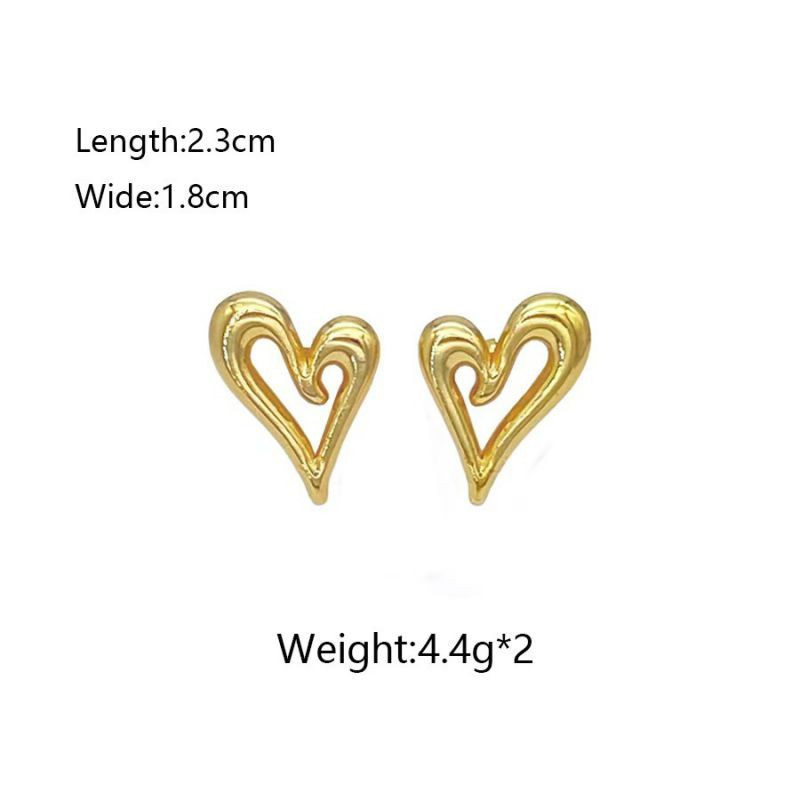 Серьги из стали с геометрией ASUY58166