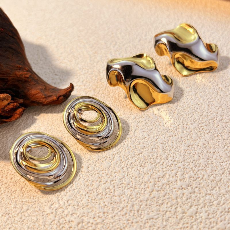 Серьги сталь CJP52612 Серьги сталь CJP52612