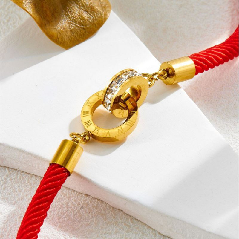 Браслет жгут с массивным золотистым замком-тоглом CJS40826