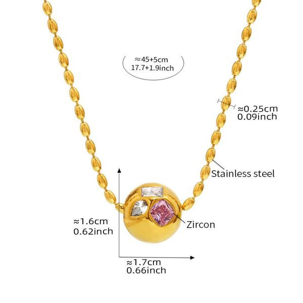 Колье из стали CJL82875