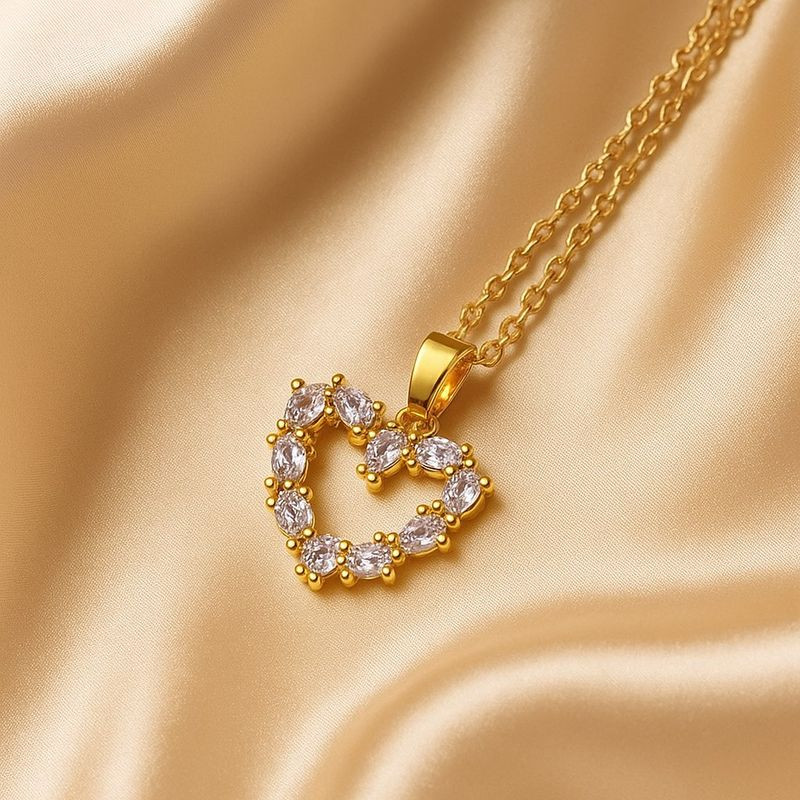 Колье медицинская сталь с напылением золотом J10822CJJ Колье медицинская сталь с напылением золотом J10822CJJ