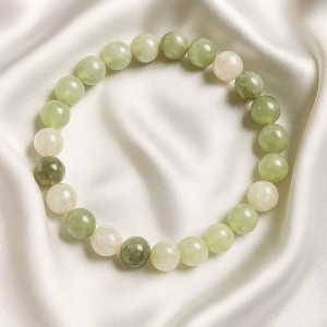 Браслет из гладких оливковых бусин J11836CJJ Браслет из гладких оливковых бусин J11836CJJ