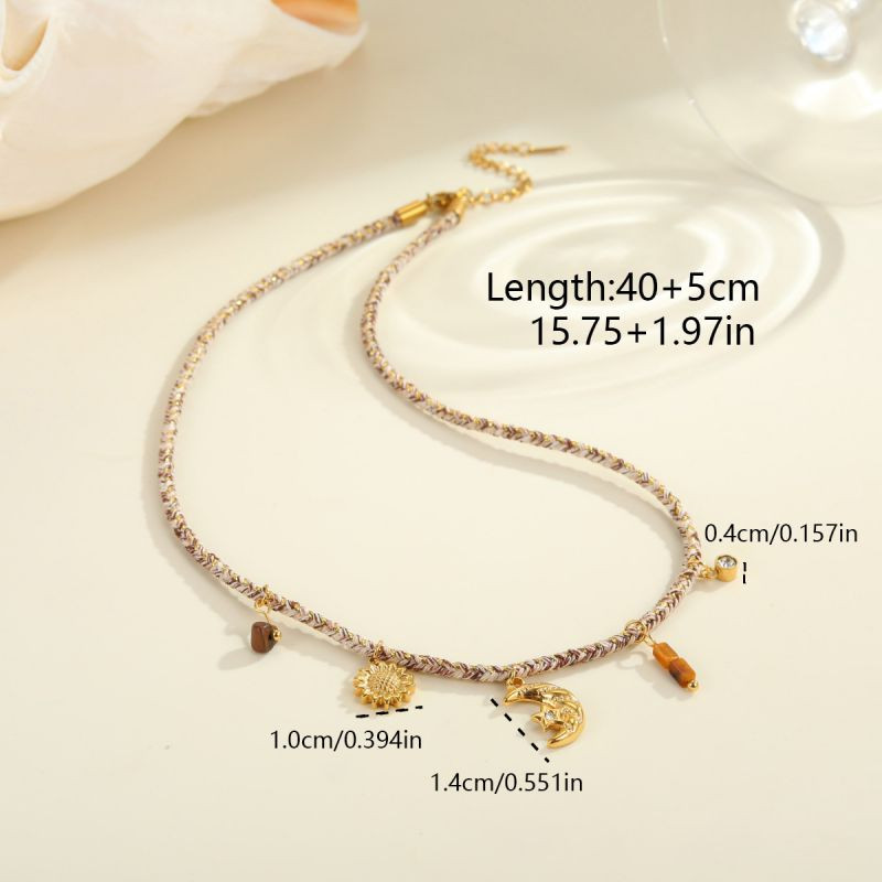 Цепочка с подвесками в форме капель из цветного стекла CJR63560 Цепочка с подвесками в форме капель из цветного стекла CJR63560