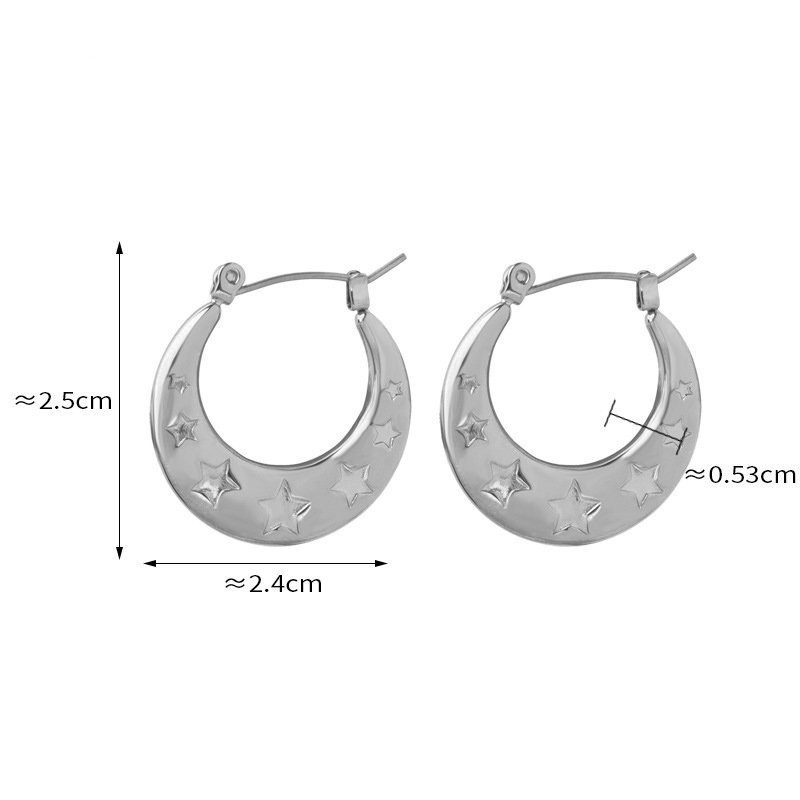 Серьги сталь CJC95273