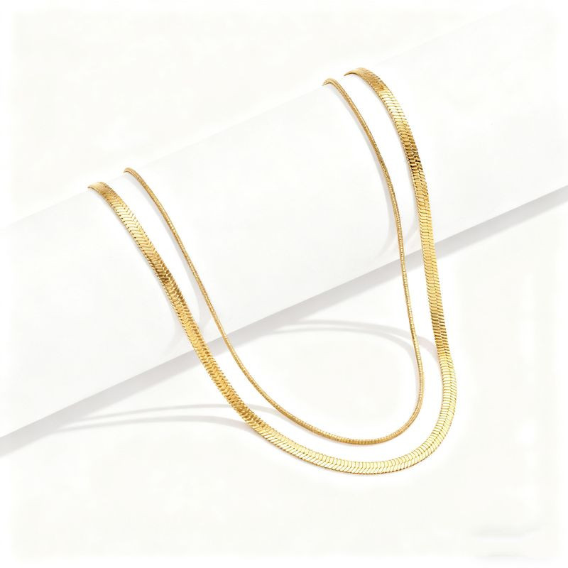 Цепочка титановая сталь напыление золотом 1J12236CJJ Цепочка титановая сталь напыление золотом 1J12236CJJ