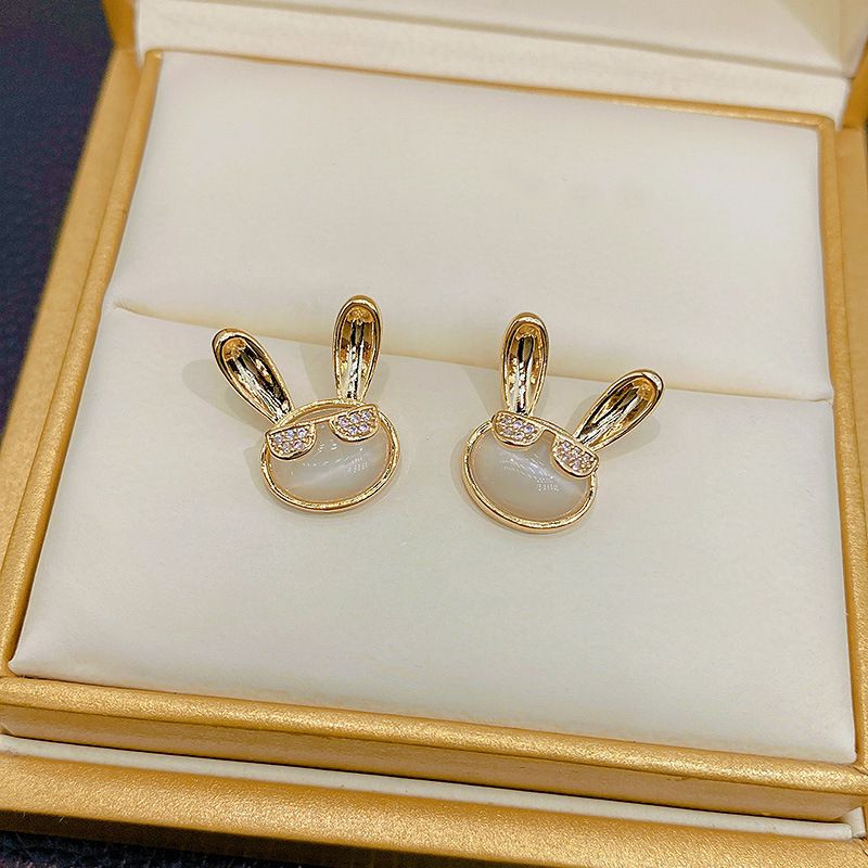 Серьги медь с напылением золотом J10654CJJ