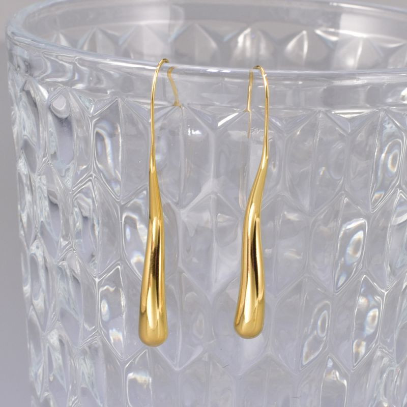 Серьги Капли вытянутые CJL14408