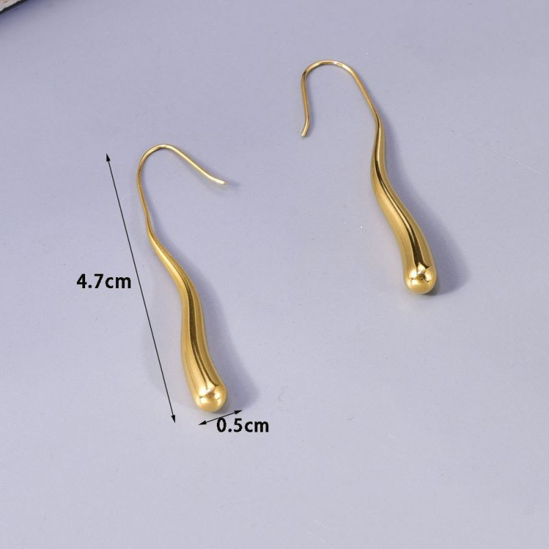 Серьги Капли вытянутые CJL14408 Серьги Капли вытянутые CJL14408