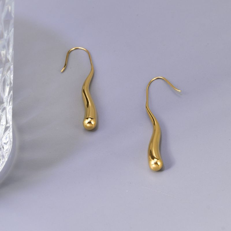 Серьги Капли вытянутые CJL14408