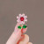 Брошь-подсолнух со стразами CJW10833