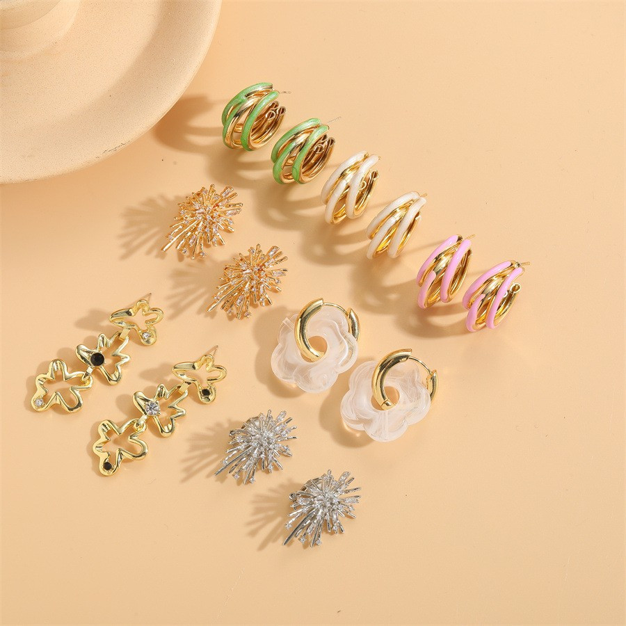 Серьги-гвоздики лучи со стразами CJB77510 Серьги-гвоздики лучи со стразами CJB77510