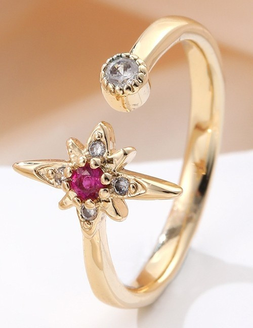 Многорядное кольцо с вертикальными вставками из камней U81955