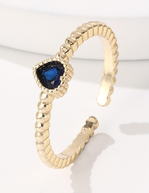 Многорядное кольцо с вертикальными вставками из камней U81955