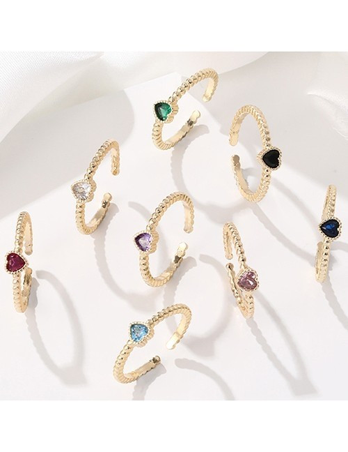 Многорядное кольцо с вертикальными вставками из камней U81955