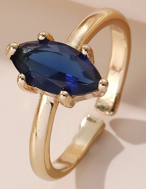 Многорядное кольцо с вертикальными вставками из камней U81955