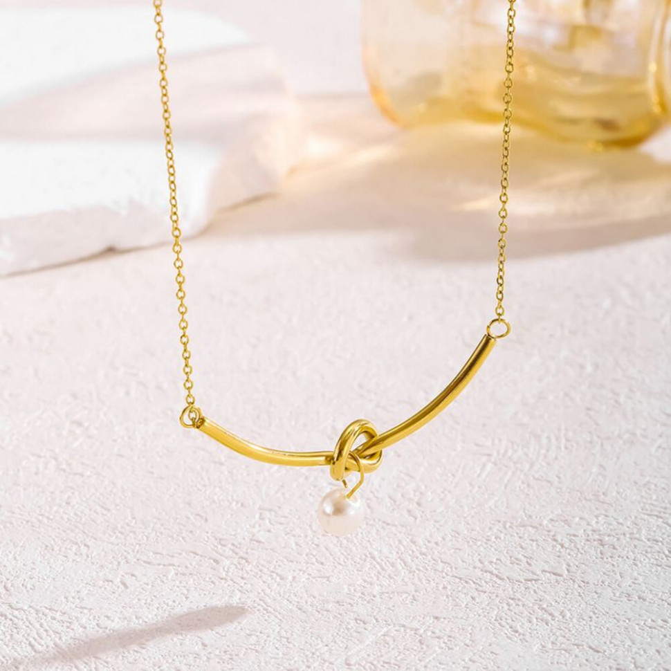 Колье из стали CJJ29756