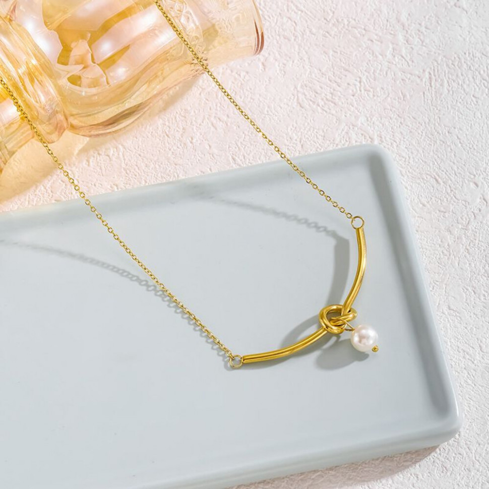 Колье из стали CJJ29756