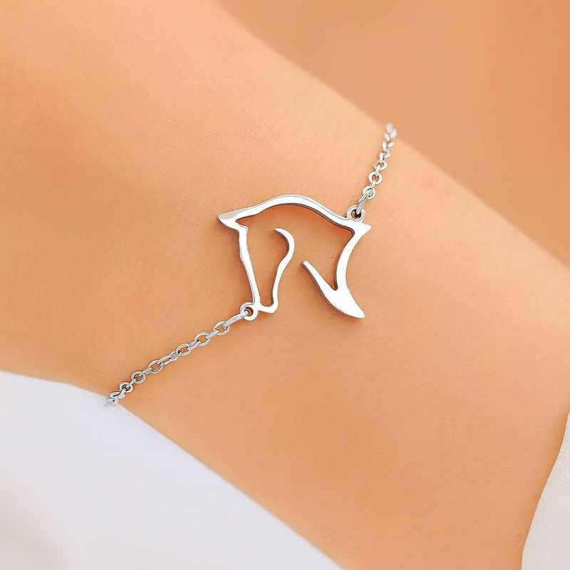 Браслет-нить с контуром головы лошади 1J12454CJJ Браслет-нить с контуром головы лошади 1J12454CJJ