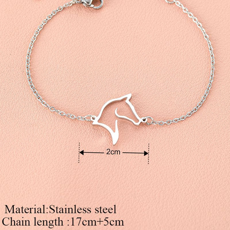 Браслет-нить с контуром головы лошади 1J12454CJJ Браслет-нить с контуром головы лошади 1J12454CJJ